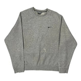 Nike Long Sleeve T-Shirt - XL Gray Cotton