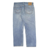 LEVI'S 501XX Mens Jeans Blue Regular Straight Denim Medium W34 L27 Classic Fit
