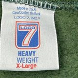 Made In USA Green Bay Packers Logo Athletics Nfl Sweatshirt - XL Green Cotton