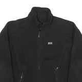 HELLY HANSEN Mens Black Jacket S Polyester Blend Plain Zip Outdoor Casual