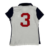 Kids Ralph Lauren Sport Graphic Polo Shirt - Small Navy Cotton