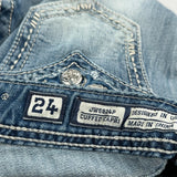 Kids Unbranded Jeans - 24W 23L Blue Cotton