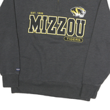 JANSPORT Mens Grey Mizzou Tigers 1/4 Zip Sweatshirt M Cotton College