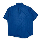 Blake Ralph Lauren Short Sleeve Shirt - Medium Blue Linen
