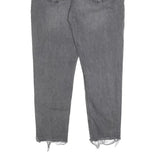 TOMMY JEANS Womens Regular Grey Denim Raw Hem W32 L25 Zip Closure Cotton Blend