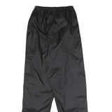 JEANTEX Womens Joggers Black XS W22 L28 Relaxed Tapered Polyester Blend