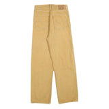 LEVI'S Womens Cotton Regular Fit Straight Beige Jeans W28 L27 Classic Button Fly