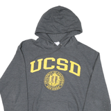 CHAMPION Mens Grey UCSD Pullover Hoodie M Cotton Blend University Sweatshirt