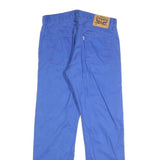 LEVI'S Mens Cotton Blend Blue Classic Straight Trousers W32 L30 Zip Closure