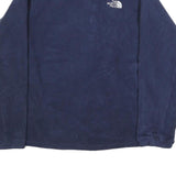 THE NORTH FACE Mens Navy Blue Jacket L Polyester Blend Zip Front Casual Jacket