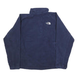 THE NORTH FACE Mens Navy Blue Jacket L Polyester Blend Zip Front Casual Jacket