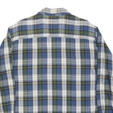 WOOLRICH Mens Blue & Green Check Shirt L Cotton Long Sleeve Casual Classic