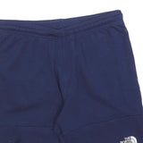 THE NORTH FACE Mens Shorts Blue Casual M W30 Cotton Blend Logo Embroidered