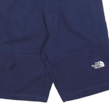 THE NORTH FACE Mens Shorts Blue Casual M W30 Cotton Blend Logo Embroidered
