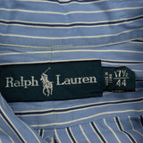 Ralph Lauren Striped Shirt - XL Blue Cotton