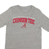 CHAMPION Mens Grey University Of Alabama Crimson Tide Graphic T-Shirt M Crew