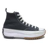 CONVERSE Run Star Hike Mens Black Canvas UK 9.5 Chunky Sole Fashion Trainers