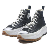 CONVERSE Run Star Hike Mens Black Canvas UK 9.5 Chunky Sole Fashion Trainers