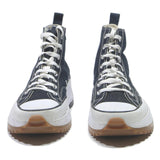 CONVERSE Run Star Hike Mens Black Canvas UK 9.5 Chunky Sole Fashion Trainers