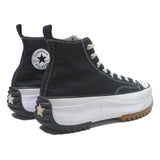CONVERSE Run Star Hike Mens Black Canvas UK 9.5 Chunky Sole Fashion Trainers