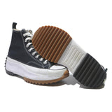 CONVERSE Run Star Hike Mens Black Canvas UK 9.5 Chunky Sole Fashion Trainers