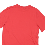 NIKE Mens Red Crew Neck Short Sleeve Graphic T-Shirt M Cotton Blend