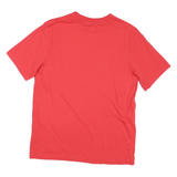 NIKE Mens Red Crew Neck Short Sleeve Graphic T-Shirt M Cotton Blend