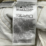 Levis Trousers - 32W 30L Khaki Cotton