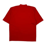 Nike T-Shirt - Medium Red Polyester