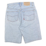 GARRY Womens Shorts Blue Denim Casual S W28 Classic Summer Fashion