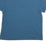 NAUTICA Mens Blue V-Neck Short Sleeve T-Shirt Cotton M Classic Casual