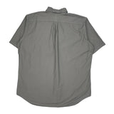 Polo By Ralph Lauren Short Sleeve Shirt - XL Grey Cotton
