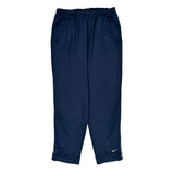 Nike Fitory Nike Track Pants - Large Navy Polyester