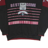 SPORTSWEAR Mens Black & Maroon Sweatshirt Crew Neck XL Best Game Street Sport