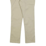 DICKIES Mens Slim Beige Cotton Blend Slim Straight Trousers W30 L29 Workwear