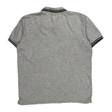 Kappa Polo Shirt - Large Grey Cotton