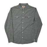 Levis Shirt - Small Grey Cotton