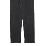 LEVI'S 505 Mens Jeans Black Regular Straight Denim Medium W34 L32 Zip Closure