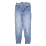 LEVI'S Womens Jeans Blue Slim Skinny Denim Light W28 L28 Zip Cotton Blend