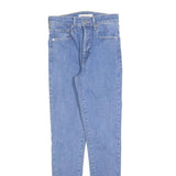 LEVI'S Womens Jeans Blue Slim Skinny Denim Light W27 L30 Zip Cotton Blend