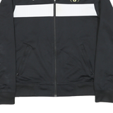 NIKE Mens Black & White Basketball Zip Jacket M Polyester Blend Sportswear