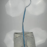 Diesel Tintsie Striped Jeans - 30W 27L Grey Cotton