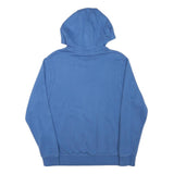 NIKE Mens Blue Hoodie S Cotton Blend Pullover Casual Sportswear