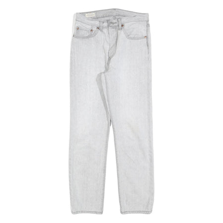 LEVI'S 501 BIG E Womens Jeans Light Blue Regular Straight Denim W26 L28 Classic