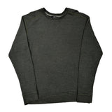 The North Face Sweatshirt - Large Grey Cotton Blend
