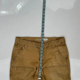Carhartt Double Knee Carpenter Trousers - 32W 30L Brown Cotton