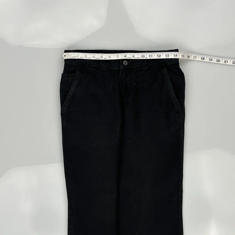 Giorgio Armani Trousers - 29W UK 10 Black Cotton