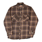 Dickies Checked Flannel Shirt - Medium Multicoloured Cotton