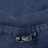 Oxford University Unbranded Single Stitch Long Sleeve T-Shirt - XL Blue Cotton