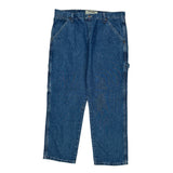 Wrangler Carpenter Pants - 35W 30L Blue Denim